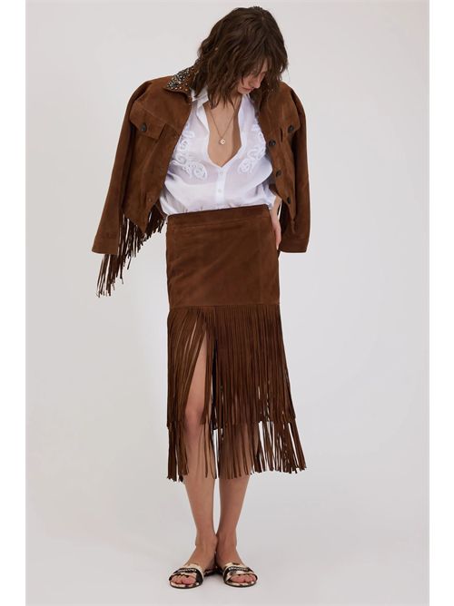 Camicia con ricamo ERMANNO FIRENZE | D48EK009ES8MF01000010